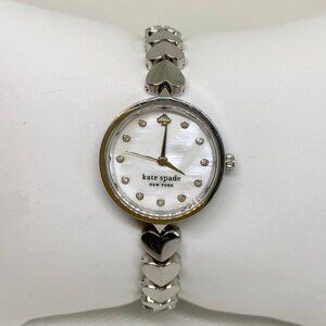 Kate spade New York Women's Hollis Stainless Steel hearts Bracelet Watch 24mm